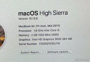 Apple Macbook Air 11-inch 2011 i5/4GB/64GB - 4