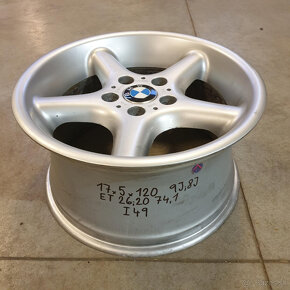 Dvojrozmer BMW Styling 18 disky 5x120 R17 ET20/ET26 - 4