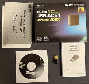 Dvojpásmový USB Wi-Fi adaptér Asus AC51 - AC600 - 4