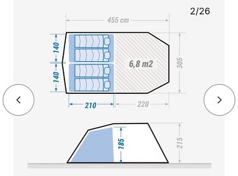 Predám stan nafukovací Decathlon - 4