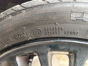 Predám disky s letnými pneu 225/45 R17 5x120 - 4