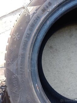 Predám 1 kus zimnú pneumatiku 225/55r16-99h - 4