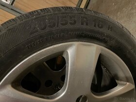 205/55 R16 zimne gumy+hlinikove disky Peugeot 4x108 - 4