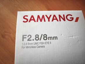 Samyang Fisheye 8mm F2.8 II pre Sony-E - 4