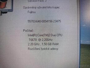predám notebook FUJITSU ESPRIMO V6555 , WINDOWS XP - 4