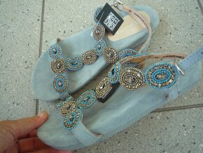 Nové dámske kožené sandále SALAMANDER veľ- 36 - 4