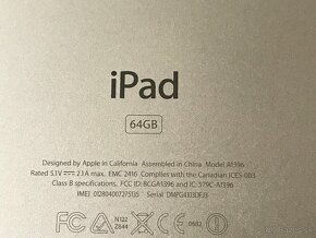 Apple Ipad 64 GB model A1396 - 4
