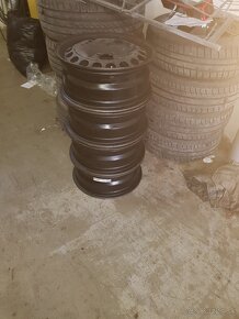 Predám plech. disky 5x112 /16  VW grup. - 4