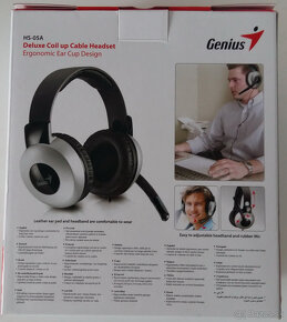 Slúchadá s mikrofónom Genius HS-05A - 4