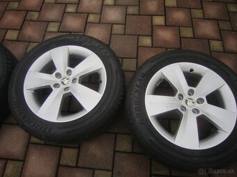 16" AL disky org. Škoda Scala s let. pneu 205/55R16 91V Good - 4