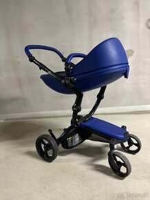 Mima Xari 3G - sedák s korbou Royal Blue, podvozok čierny - 4