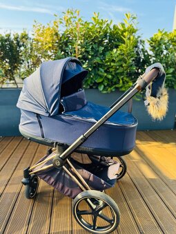 Cybex priam 2019 rose gold, farba Midnight blue - 4