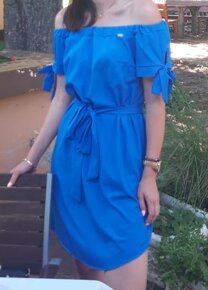 Modré šaty - 4
