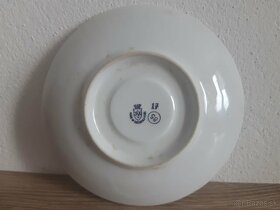 porcelánové tanieriky Made in Czechoslovakia podšálky - 4