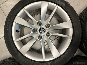 Škoda ALU R17 5x112 s pneu 225/45/17 - 4