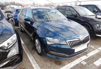 Škoda Superb combi 2021 2.0TDi 140kW DSG, modrý, odpočet DPH - 4