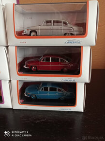 10x zberateľské modely abrex čssr 1:43 Tatra 603 ,1/43 retro - 4