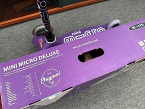 Predám novú kolobežku Micro mini deluxe purple + darček - 4