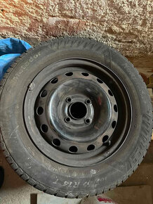 4x108 Peugeot disky+zimne pneu 185/65 R14 - 4