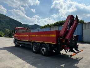 MAN TGS 26.360 EURO 6 valník s hydraulickou rukou TOP stav - 4