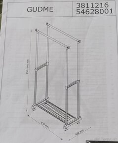 Stojan na šaty Gudme - 4