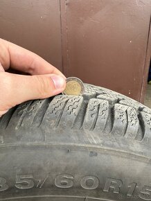 Zimné pneumatiky na diskoch - Dunlop 185/60 R15 - 4