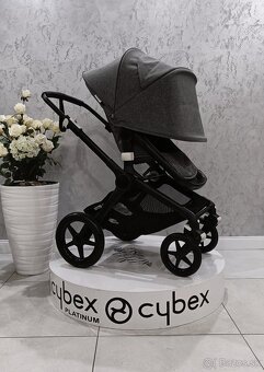 TROJKOMBINÁCIA BUGABOO FOX2 BLACK MELANGE - 4