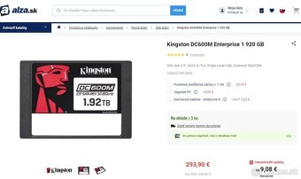 2,5" Kingston DC600M Enterprise 1/2/4 TB - Extrém životnosť - 4