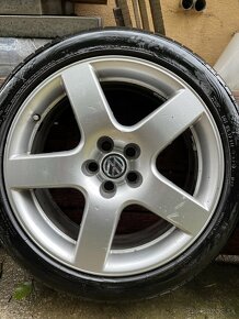 Alu kolesá VW EVOLO 5x100 R17 na letných gumách - 4