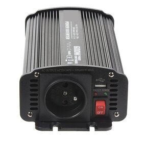 Menič napätia, Invertor 12V/230V 600W/1200W - VIVAUTO 12M600 - 4