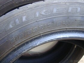 215/55R17,2kusy Falken,Letné. - 4