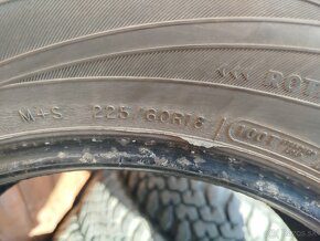 Predám zimné pneumatiky 225/60 r18 - 4