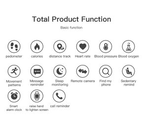Multifunkčné športové chytré/smart hodinky D13 - 4