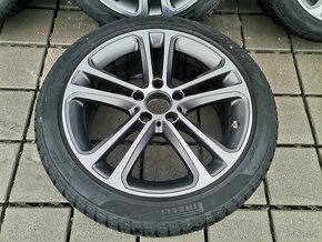 Alu disky 5X112 R18 originál Mercedes + 225/45 R18 zimné - 4