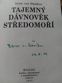 Tajomný dávnovek...Erich von Däniken- i s podpisom - 4