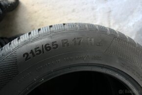 17” PNEUMATIKY-----ZIMNE---CONTINENTAL---- 215/65 r17--7-8mm - 4