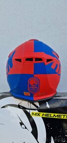 Prilba RAVEN AIRBORNE split red/blue - 4