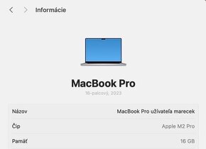 Apple Macbook Pro 16 M2 Pro silver, 16GB, 1TB - 4