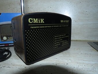 Predam nove mensie retro radio CMIK,BT,USB - 4