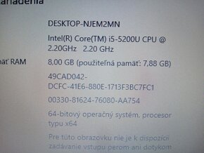 predám Hp elitebook 840 g2 , Intel i5 , 8gb ram , ssd - 4