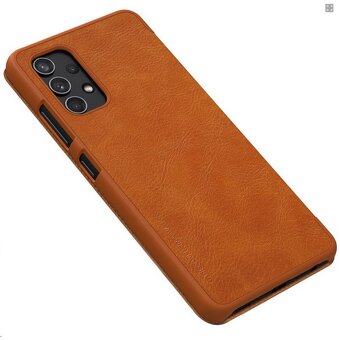 Nillkin Qin Book Pouzdro pro Samsung Galaxy A32 4G Brown - 4