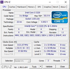 MB ACER 1155 + i3-3220 + 4GB RAM - 4