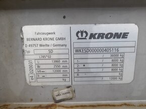 Prodám KRONE SD MEGA LINER - 4