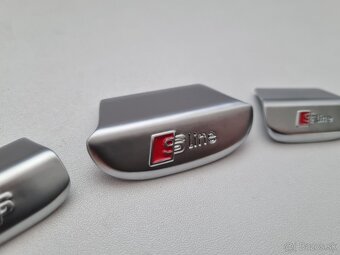 AUDI SLINE LOGO EMBLEM ZNAK DO VOLANTU - 4