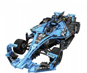 Technická stavebnica Formula E – nová 1667 dielov, RC+motory - 4