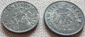 1-5 a 10 reichspfennig-okupacia Nemecka 1945-48 - 4