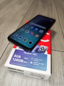 Predám Redmi 14C 128GB Nový, Záruka - 4