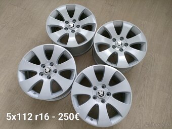 Alu disky 5x112 , 5x108 , 5x114,3 , 5x120 ... - 4