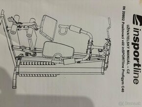 Predám posilovací stroj  insportline - 4