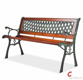 Kvalitné záhradné lavičky, lavice - 4